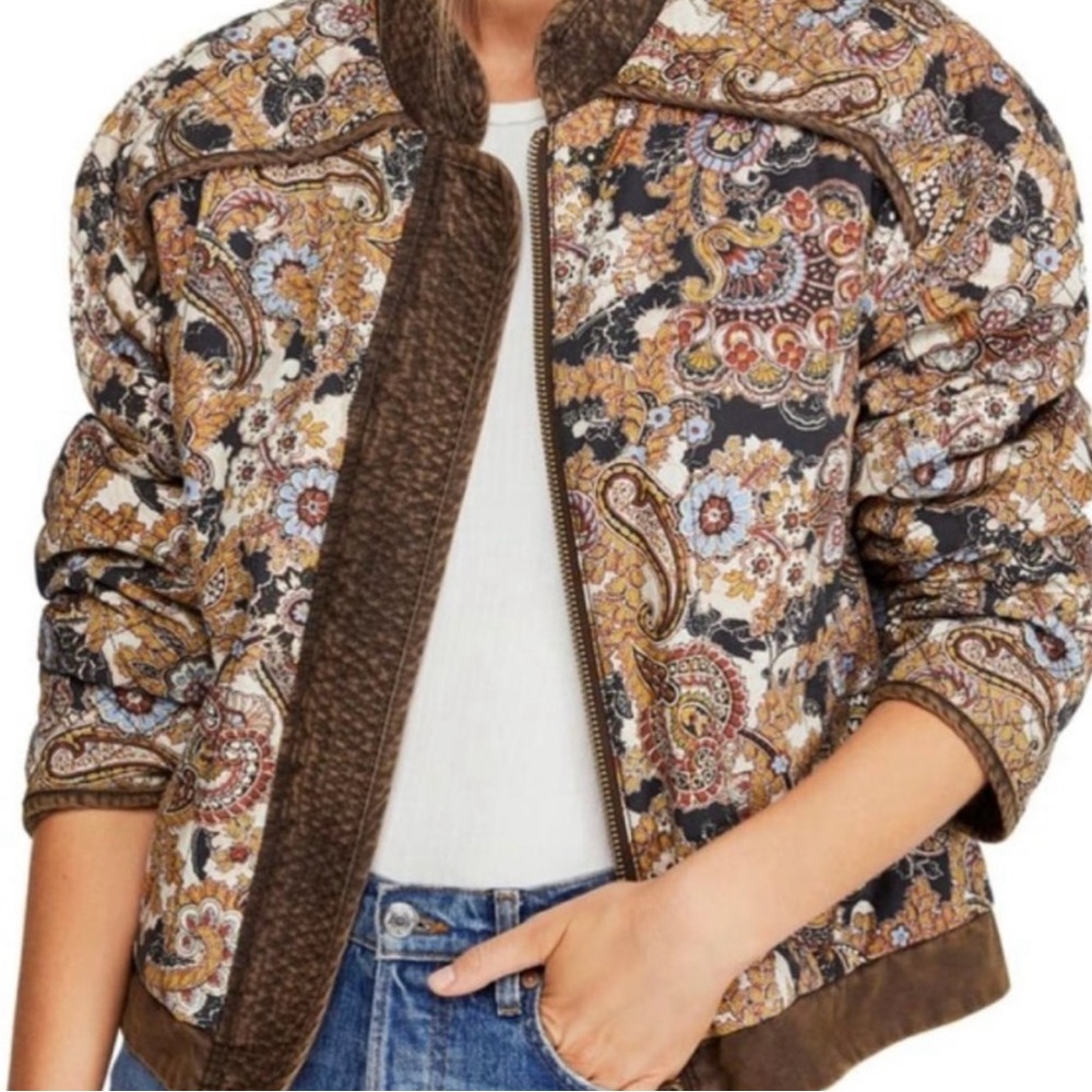 Free People - reversible quilted jacket